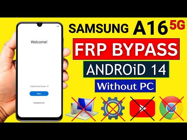 Samsung A16 5G Frp Bypass/Unlock Without Pc Android 14 | Talkback Not Working 2025 New Method