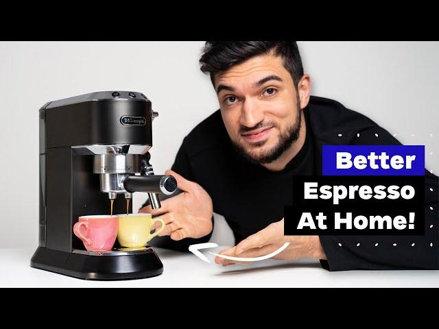 How To Make Better Coffee on Home Espresso Machine: DeLonghi Dedica EC685 Tutorial