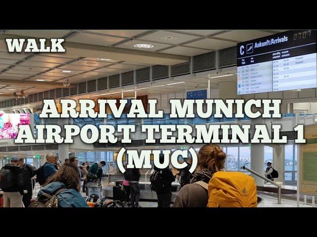 Arrival MUC Munich Airport, the shortest walk ever.