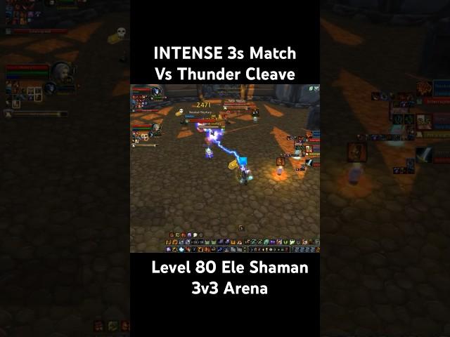 INTENSE 3v3 Arena Ele Shaman Gameplay With Live Commentary! #worldofwarcraft