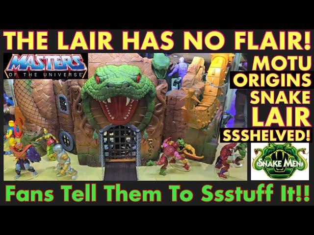 MOTU ORIGINS SNAKE LAIR HAS NO FLAIR! Fans Tell Them To Ssstuff It! Also, I Read YOUR Comments!