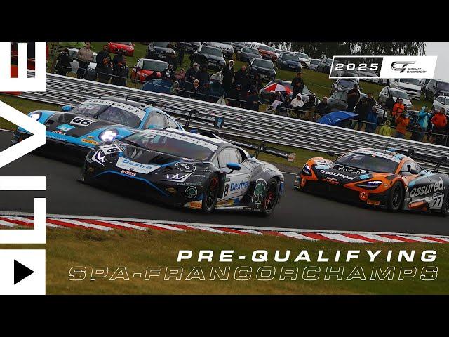 LIVE | Pre-Qualifying | Spa-Francorchamps | British GT 2025