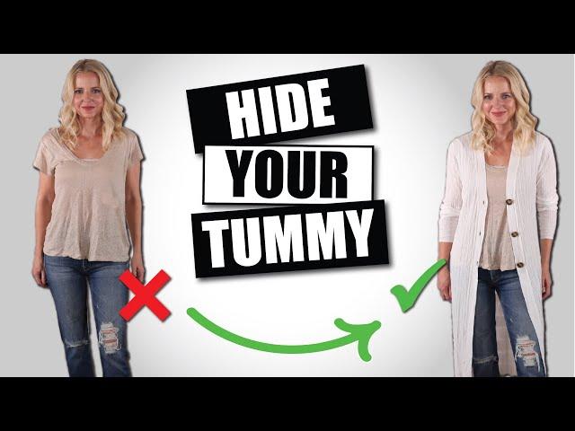 10 Must Know Style Tips to Hide a Tummy *WITHOUT Shapewear* (Dressing Over 40/Over 50)