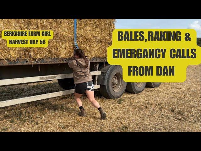 Bales, Raking & Emergancy calls from Dan