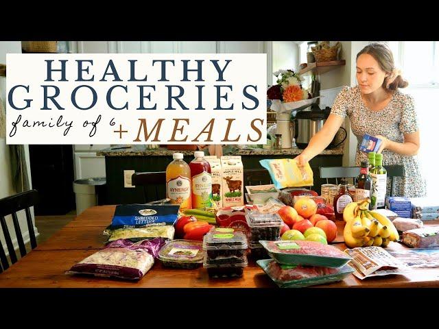 Healthy GROCERY Haul with MEAL IDEAS! Family of 6