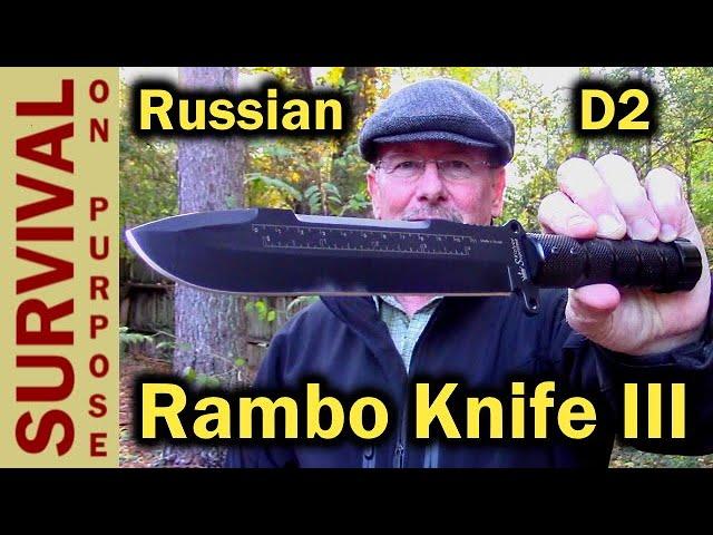 Kizlyar Supreme Survivalist X - The Rambo Survival Knife Project