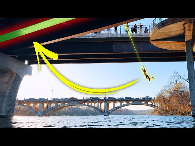 The Scariest Rope Swing We’ve Ever Done! 