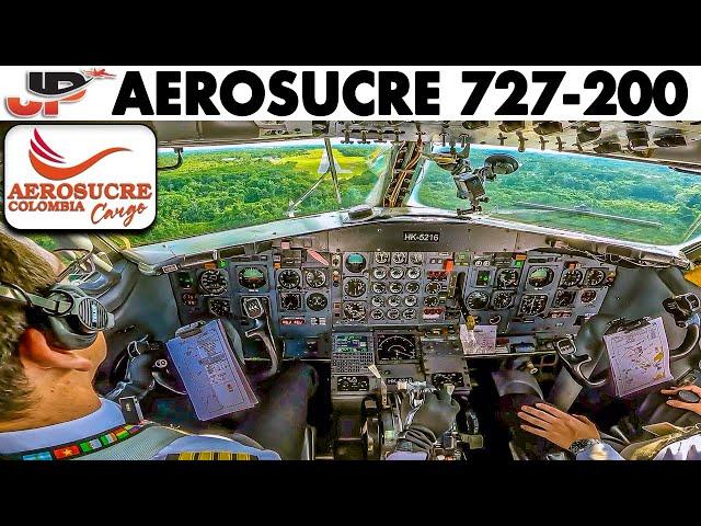 Piloting a 45 year old Boeing 727 to the Colombian Jungle