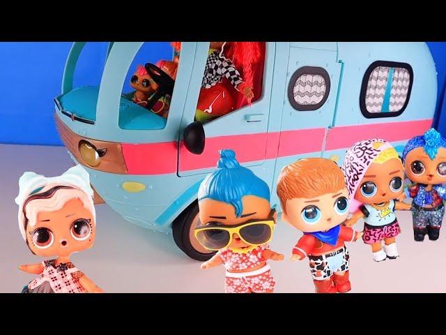 КУКЛЫ ЛОЛ СЮРПРИЗ МУЛЬТИК! Дом на колесах для Lol Surprise Dolls - Cartoon for Kids