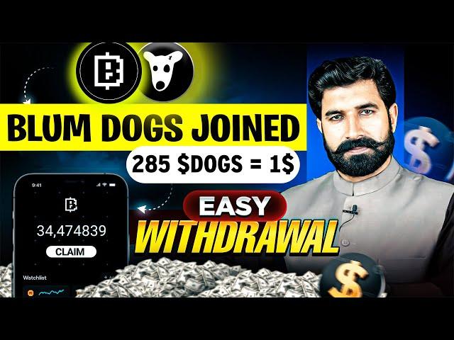 $BLUM $DOGS Joined | 285 $DOGS = 1$ | BLUM new Update | Blum Airdrop | Blum News Today | Albarizon