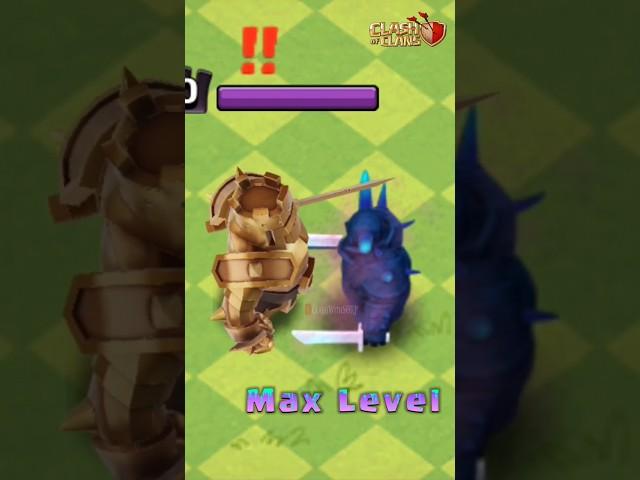 P.E.K.K.A Level 1 to Max Level Vs Barbarian King | Clash of Clans