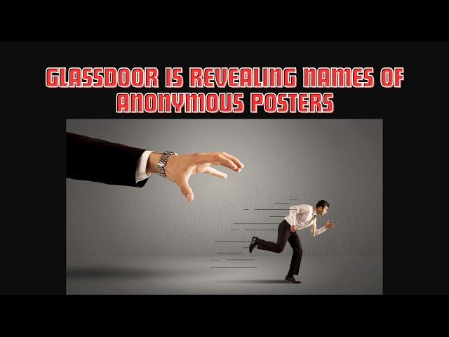 Glassdoor is allegedly revealing names of anonymous users - Dr Boyce Watkins