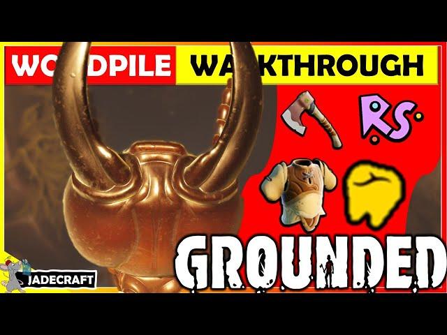 GROUNDED Wood Pile Complete Guide - How To Beat The Termite King, Max Upgrade Weapons/Tools + More