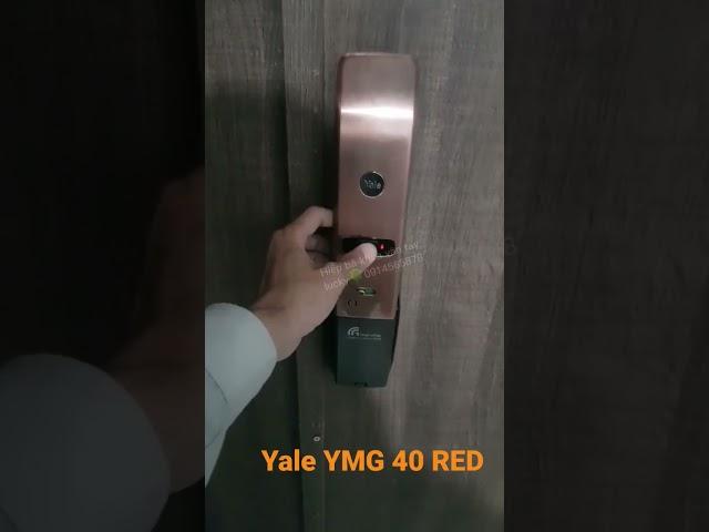 Yale YMG 40 RED-BRONZE smart door lock