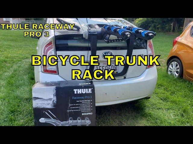 How to Install a Bicycle Trunk Rack thule raceway pro 3