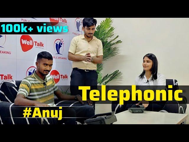 Telephonic Etiquettes | Landline conversation | #Anuj |Spoken English |PD class |Confidence buliding