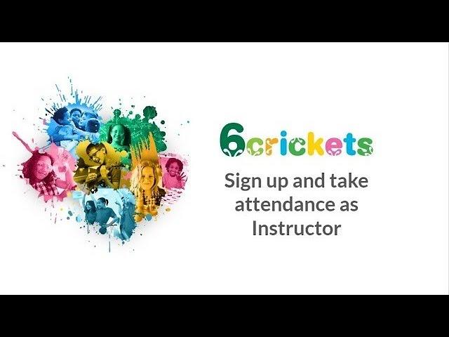 How to sign up and take attendance as an instructor
