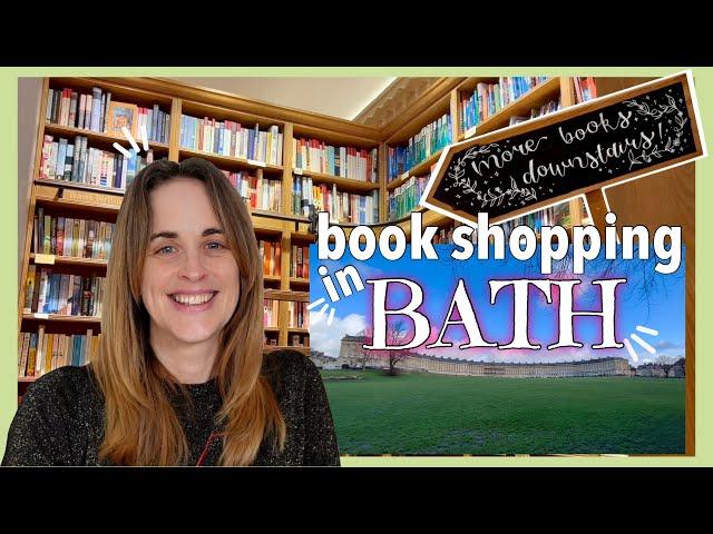 Day in Bath | Book Shopping | Reading Update  Vlog