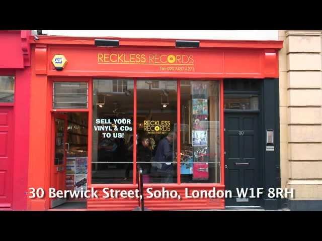 Reckless Records 30 Berwick Street, Soho, London W1F 8RH
