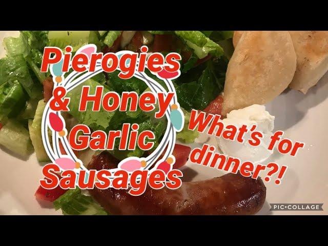 FASTEST WHAT'S FOR DINNER?! PIROGIES AND SAUSAGES! #VLOGMAS 2020 #CHRISTMAS