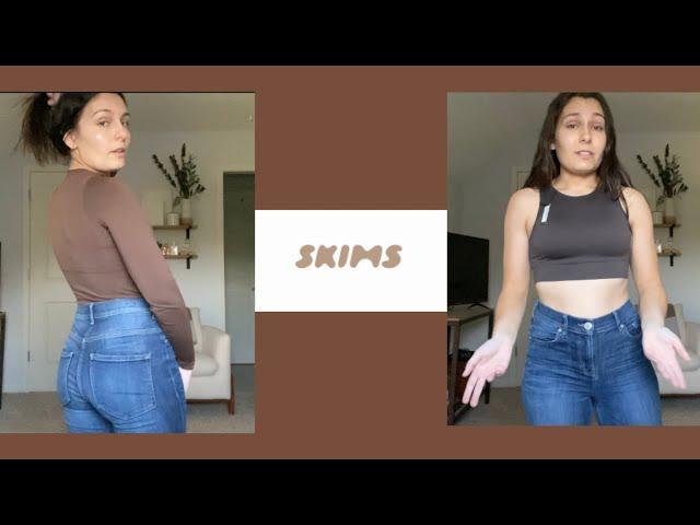 SKIMS TRY-ON, REVIEW, UNBOXING