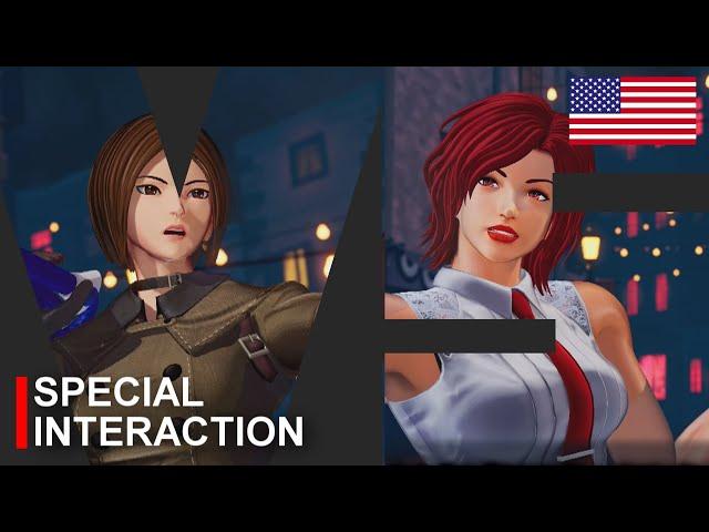 【KOF XV】WHIP vs VANESSA ► Story Special Interaction English Mod