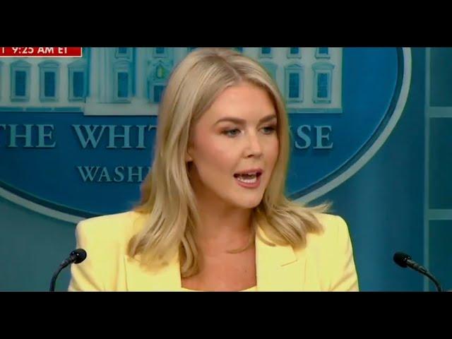 Trump’s press secretary makes FOOL of herself at briefing