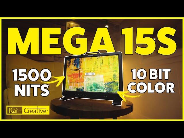 A Production Screen You Can REALLY Use Outside! Osee Mega 15S Review | 2024 | KaiCreative