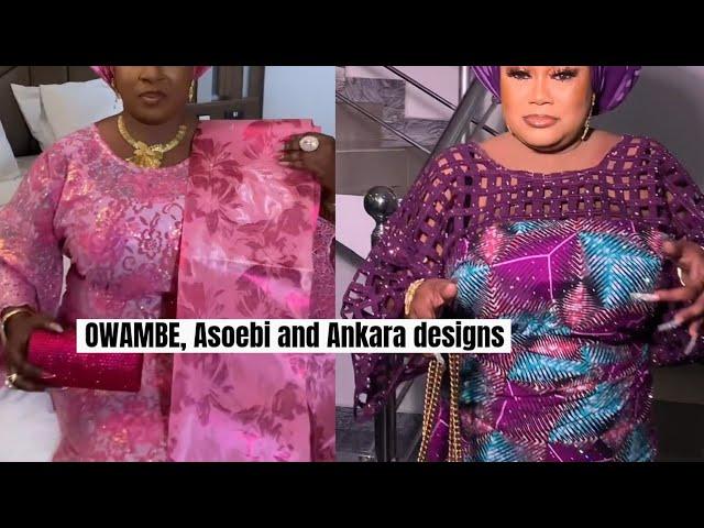 2024 NEW SPECIAL OCCASION OWAMBE ASOEBI AND ANKARA DRESS DESIGNS FOR LADIES