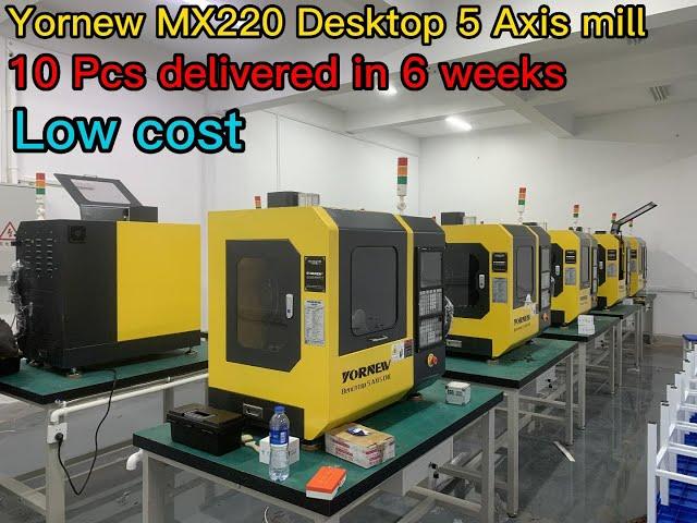 10pcs budget equivalent to a industrial CNC machine ! Yornew let student get more operating time!