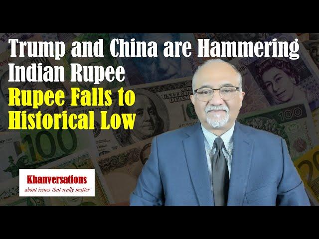 Trump and China are Hammering Indian Rupee Rupee Falls to Historical Low