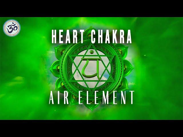 Heart Chakra Healing, Air Element, ASMR Sound Bath, 432 Hz + 341 Hz Healing Frequencies