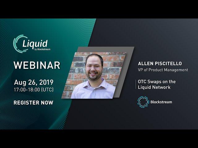 OTC Swaps on the Liquid Network | August 2019