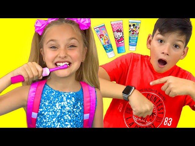 Sasha and Max sing hurry up to school nursery rhymes song