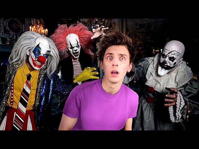 Horrible HIDE AND SEEK with CLOWN at 3 am !