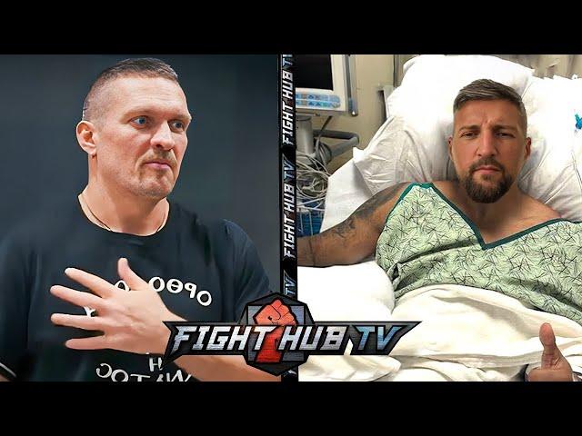 Usyk VISITS Carl Froch At HOSPITAL After Being Attacked By Tyson & John Fury At Airport