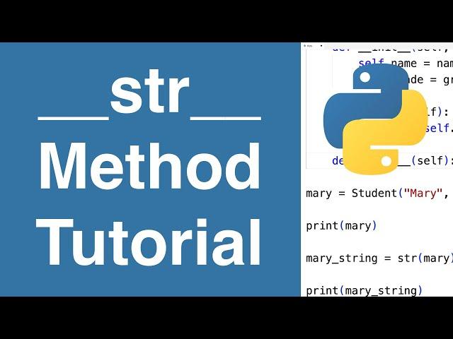 __str__ Method | Python Tutorial