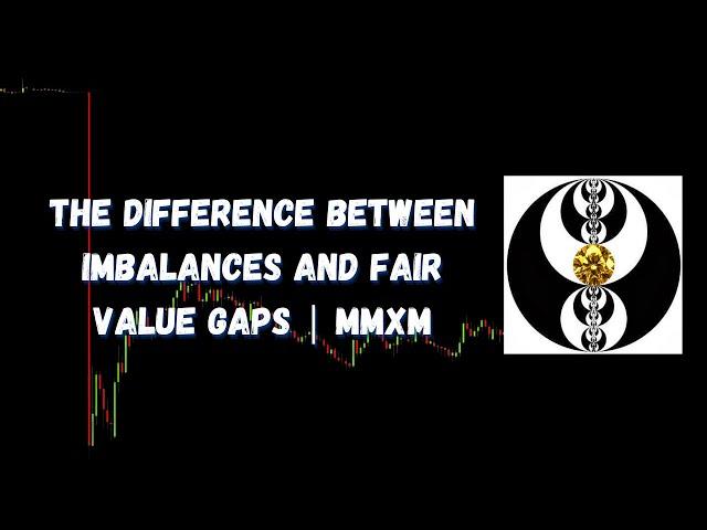 ICT Gems - The Difference Between Imbalances and Fair Value Gaps | MMXM