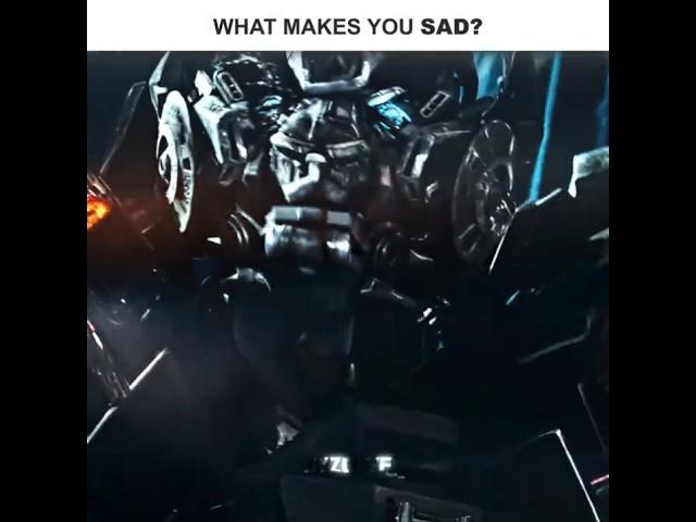 "What makes you sad?"