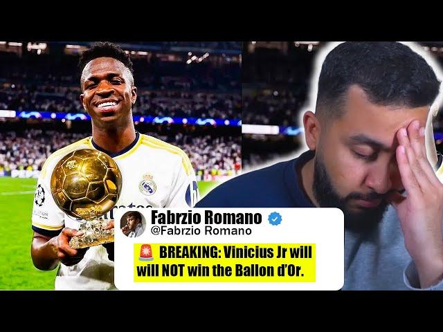 Vinicius LOSES OUT On The Ballon d’Or! The BIGGEST Robbery Ever!