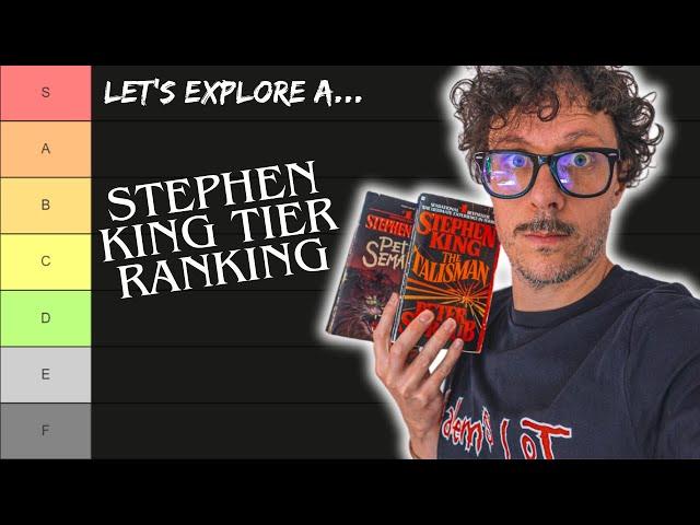 Stephen King TIER RANKING! Picking out some of my favourites & least favourites in under 19 minutes!