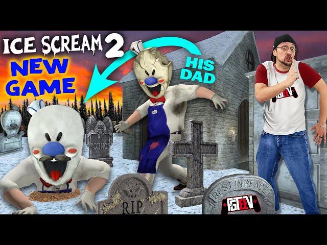 ICE SCREAM 2! Chunky Kid Cemetery Chase + FGTEEV is in the NEW GAME!