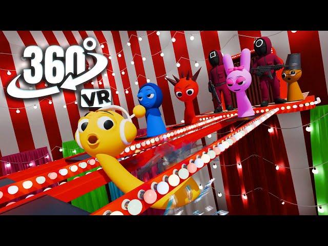 SQUID GAME Glass Bridge with Incredibox Sprunki | 360° VR EXPERIENCE | 4K