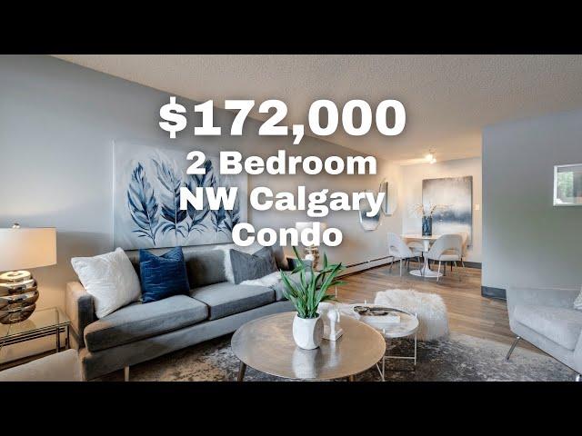 Tour a $172,000 2 Bedroom Condo in NW Calgary. First-Time Homebuyer or Investor Alert!