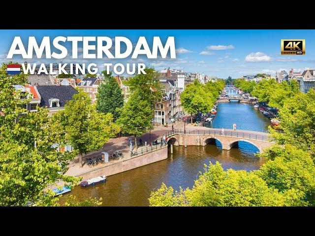 Amsterdam | Sunny Afternoon POV Walking Tour | Jordaan & De 9 Straatjes | Spring 2025 | 4K