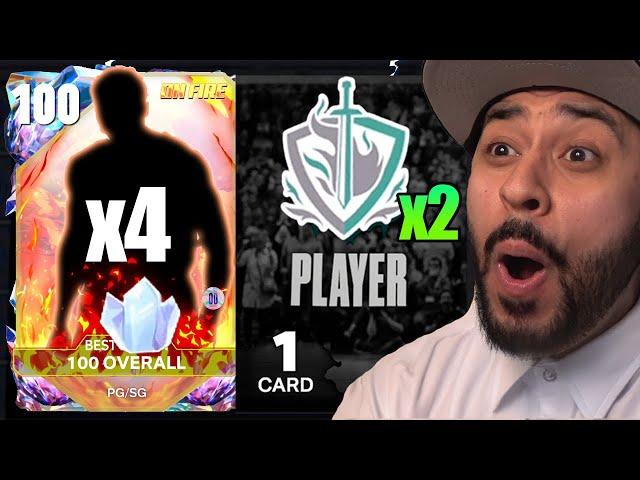 I Exchanged EVERYTHING for GOAT Invincible Cards and 4 100 Overall Players! NBA 2K25 MyTeam