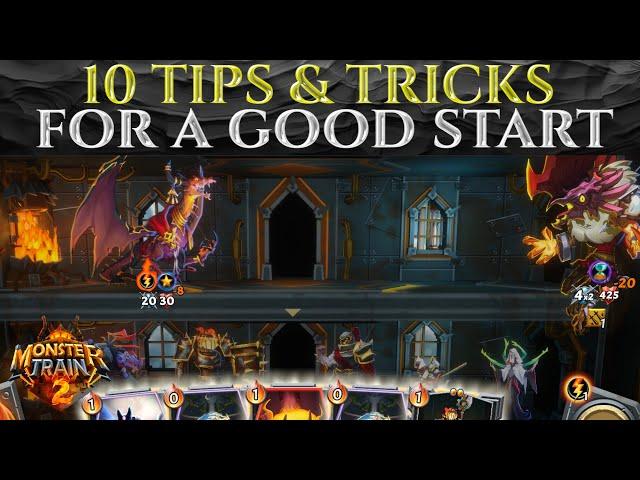 10 Pro TIPS For A GOOD START - MONSTER TRAIN 2 Beginners Guide
