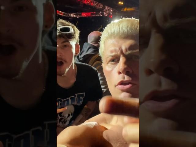 CODY RHODES TOOK MY PHONE FOR A PHOTO AFTER WWE LIVE!