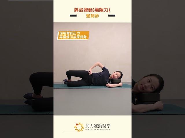 D-09 #蚌殼運動無阻力 #髖關節 #佳齡健康 #加力運動醫學