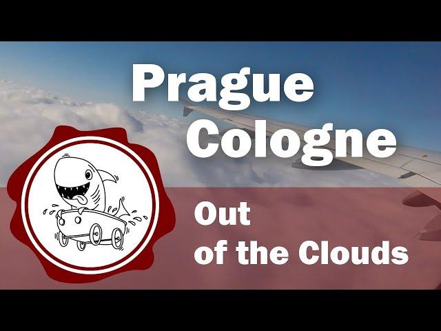 Out of the Clouds - (Airbus 319) - Flight from Prague to Cologne